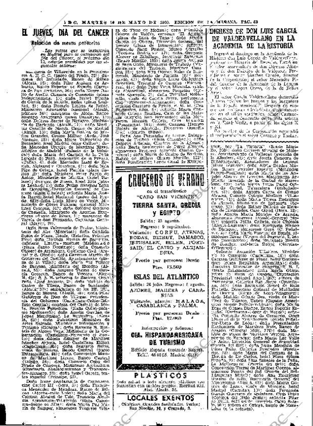 ABC MADRID 10-05-1960 página 63
