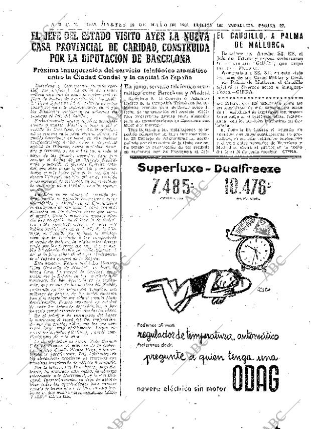 ABC SEVILLA 10-05-1960 página 27
