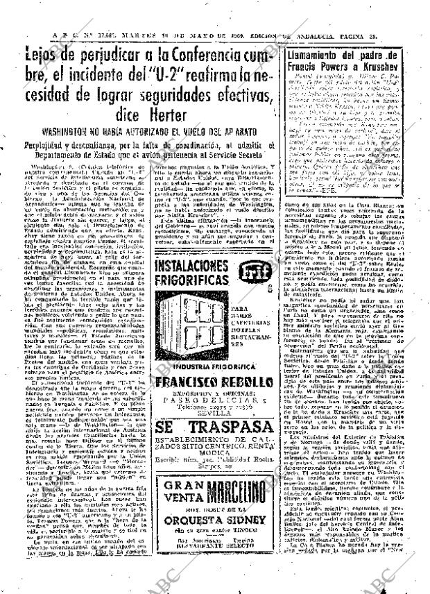 ABC SEVILLA 10-05-1960 página 29