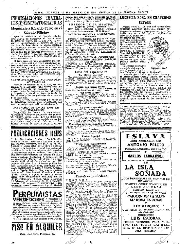 ABC MADRID 12-05-1960 página 77