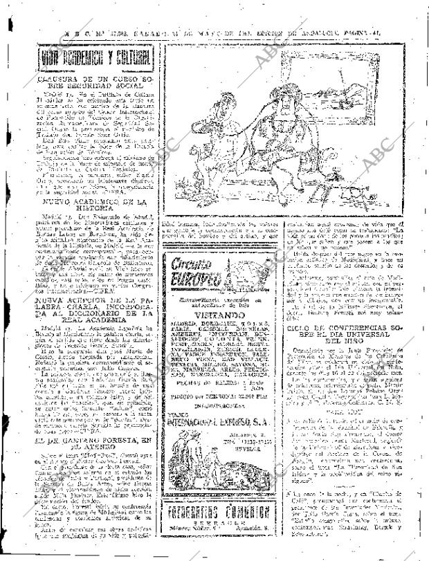 ABC SEVILLA 14-05-1960 página 41