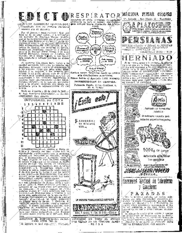 ABC SEVILLA 14-05-1960 página 54