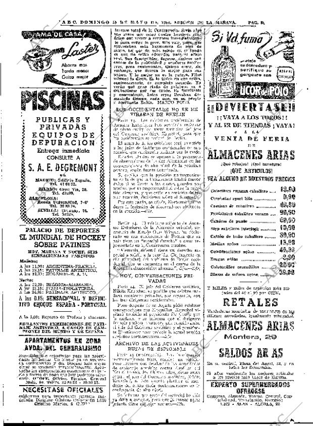 ABC MADRID 15-05-1960 página 86