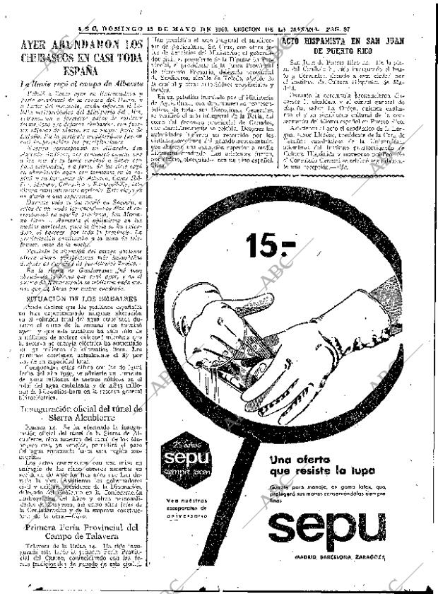 ABC MADRID 15-05-1960 página 97