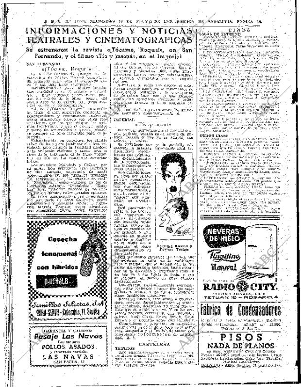 ABC SEVILLA 18-05-1960 página 44
