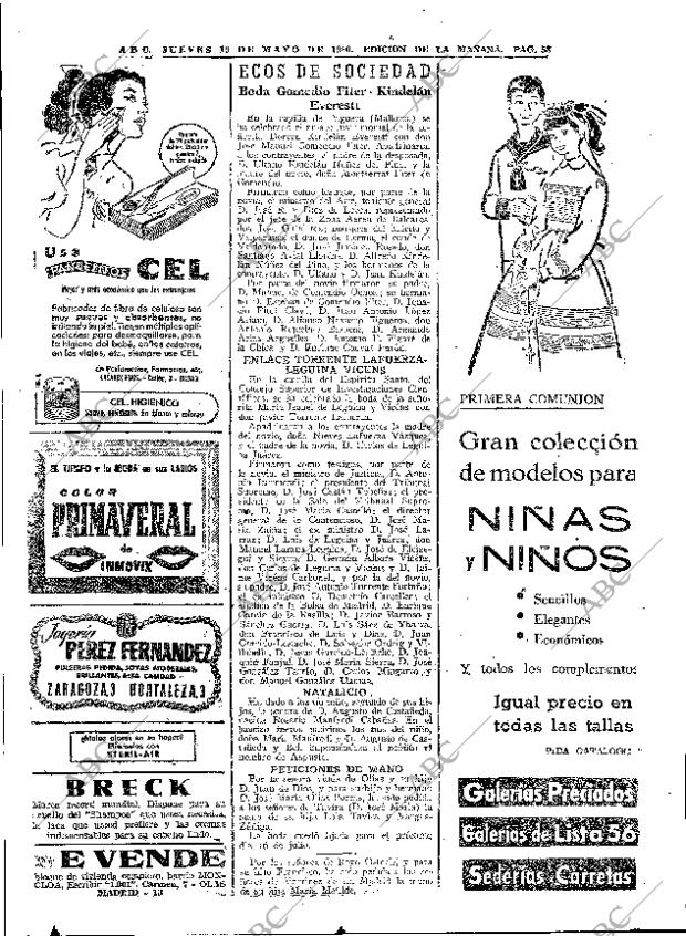 ABC MADRID 19-05-1960 página 58