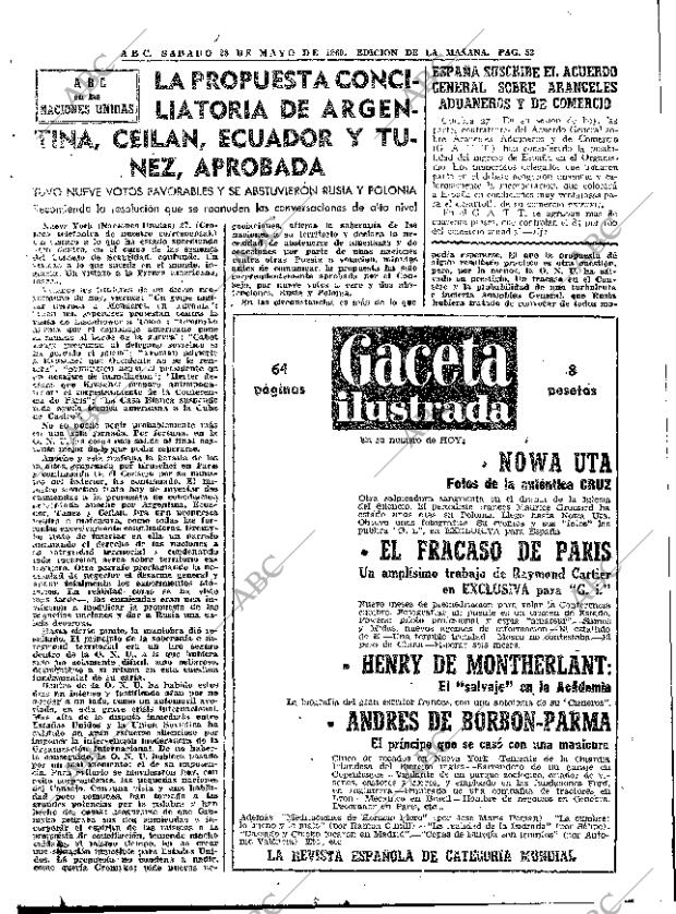 ABC MADRID 28-05-1960 página 53