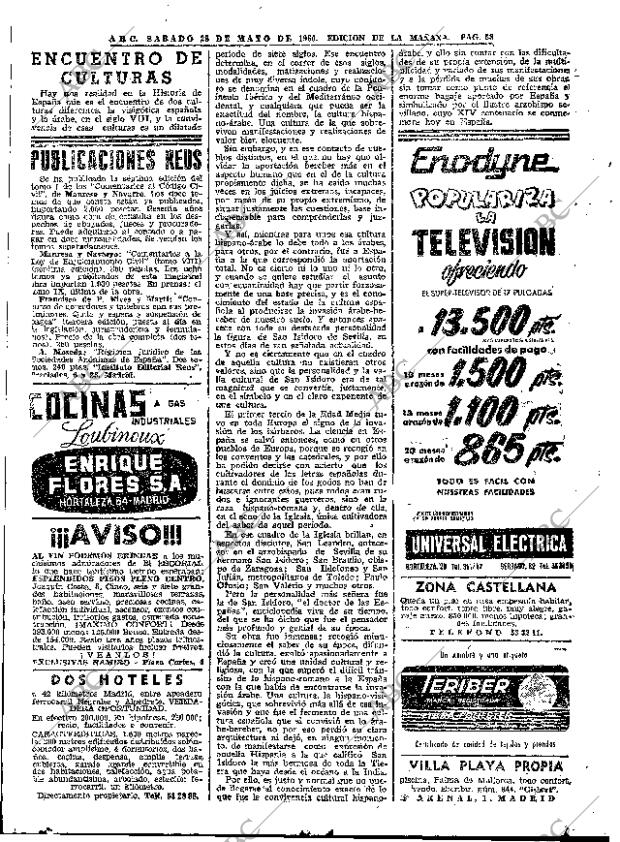 ABC MADRID 28-05-1960 página 58