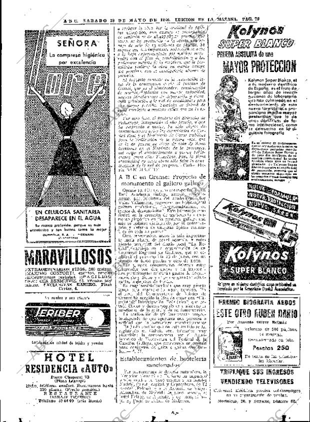 ABC MADRID 28-05-1960 página 70