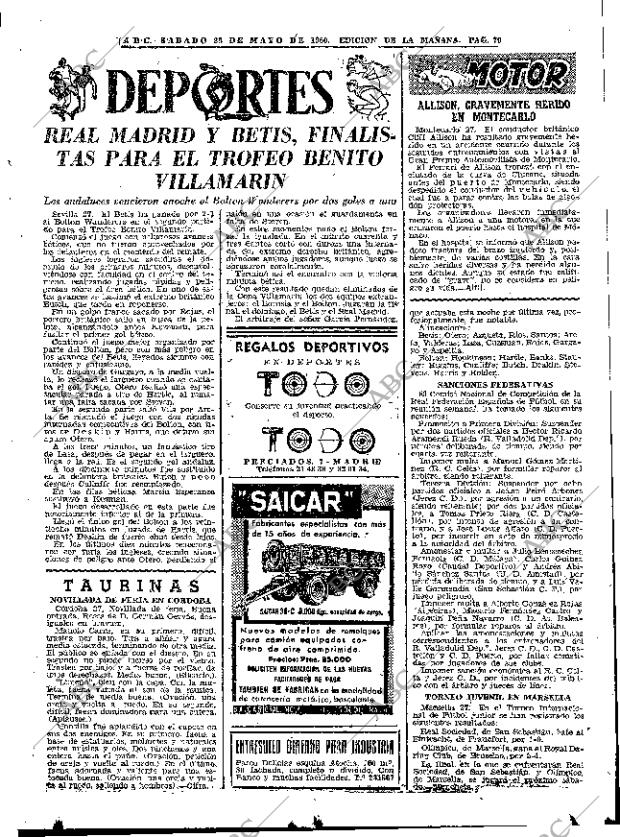 ABC MADRID 28-05-1960 página 79