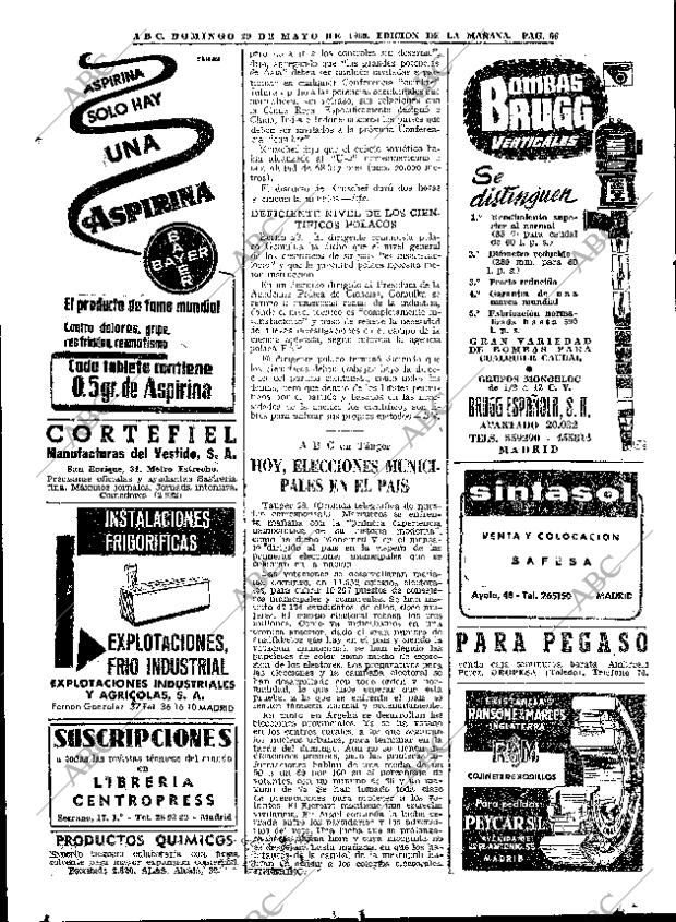 ABC MADRID 29-05-1960 página 66