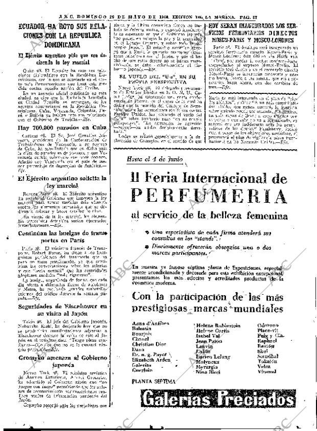 ABC MADRID 29-05-1960 página 67