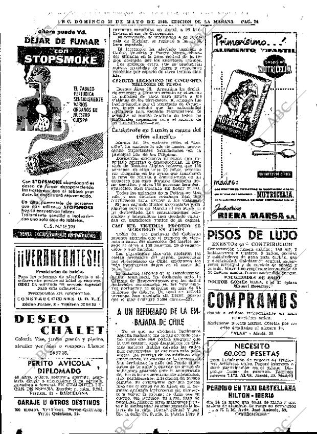 ABC MADRID 29-05-1960 página 74