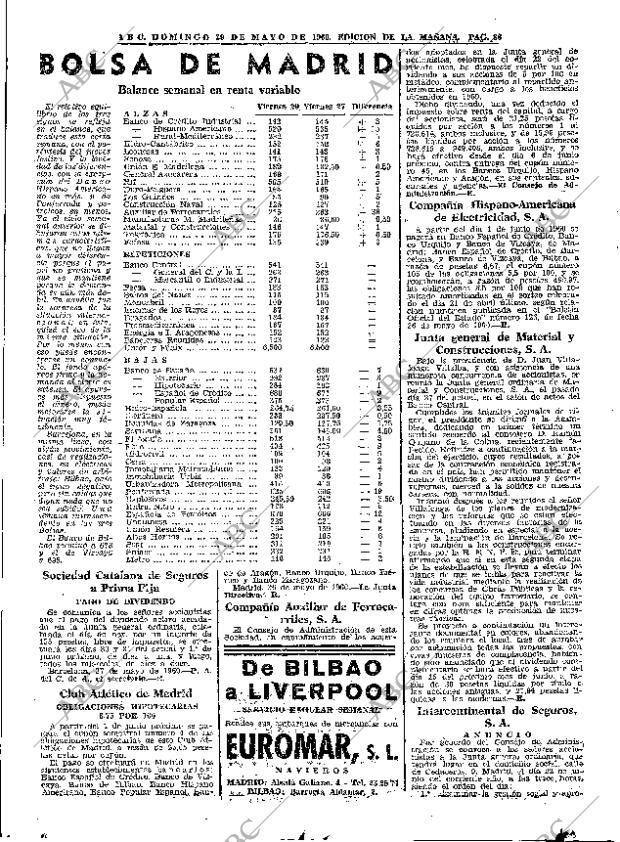 ABC MADRID 29-05-1960 página 86