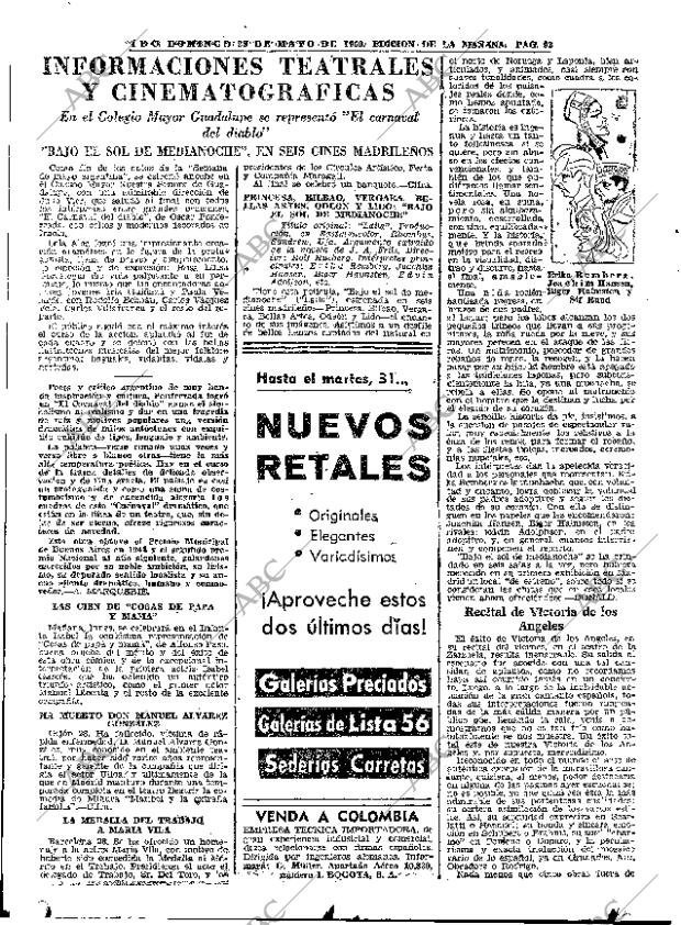 ABC MADRID 29-05-1960 página 92