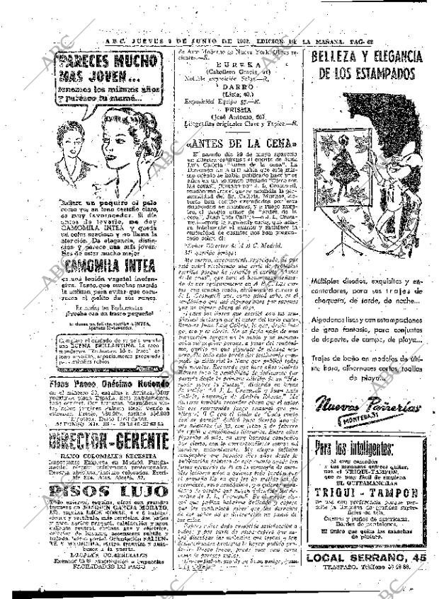 ABC MADRID 09-06-1960 página 62