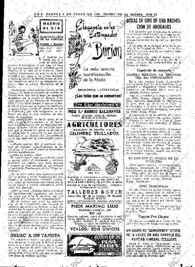 ABC MADRID 09-06-1960 página 67