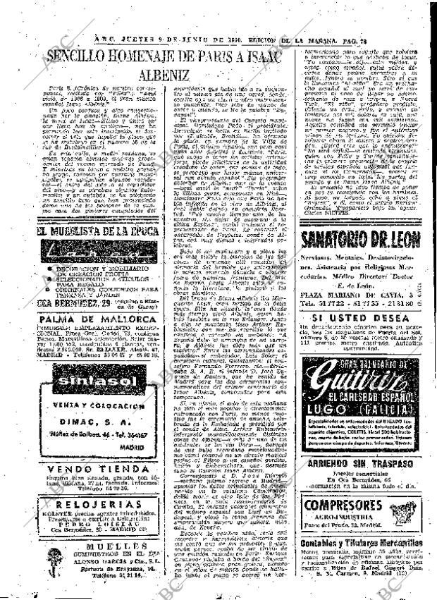 ABC MADRID 09-06-1960 página 78