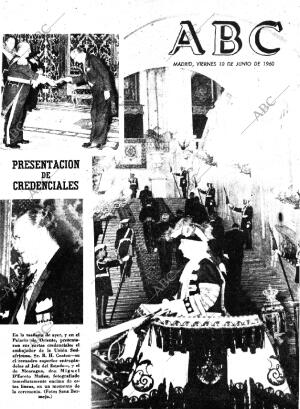 ABC MADRID 10-06-1960 página 1