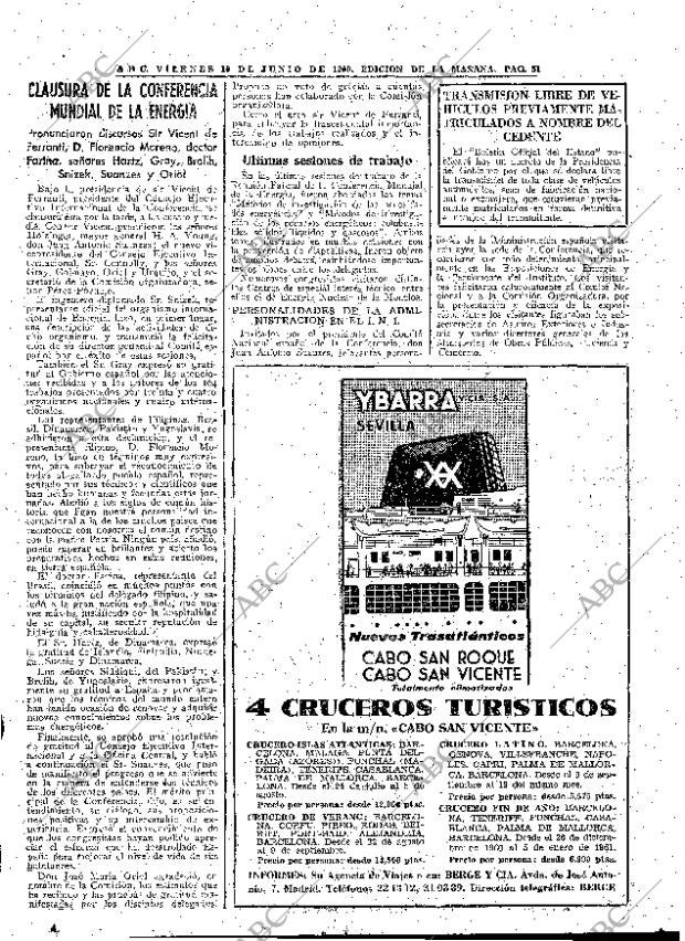 ABC MADRID 10-06-1960 página 51