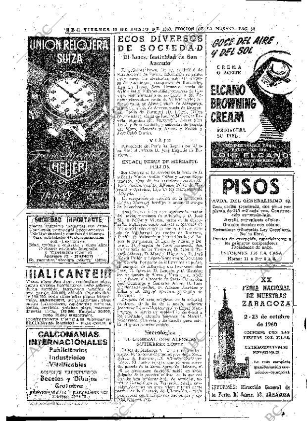 ABC MADRID 10-06-1960 página 52