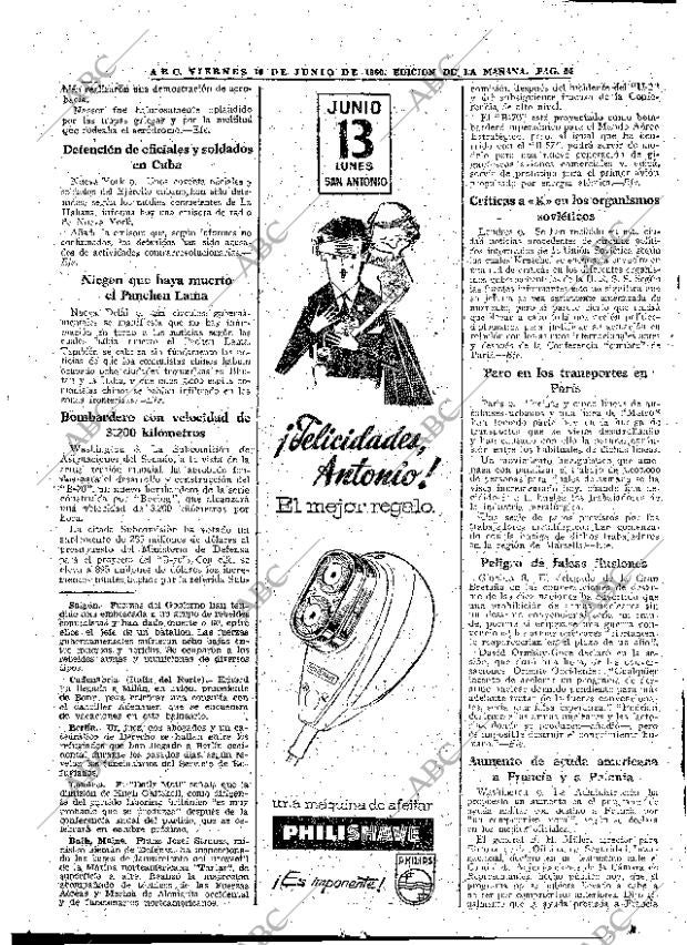 ABC MADRID 10-06-1960 página 54