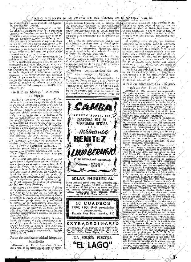 ABC MADRID 10-06-1960 página 66