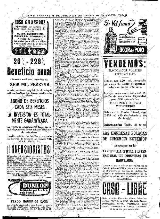 ABC MADRID 10-06-1960 página 80