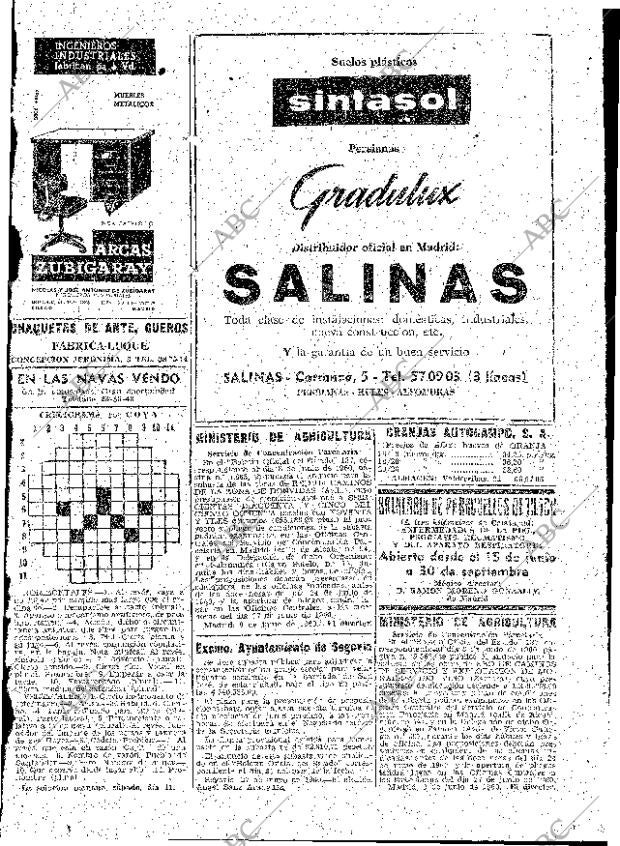 ABC MADRID 10-06-1960 página 91