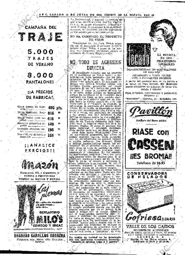 ABC MADRID 11-06-1960 página 48