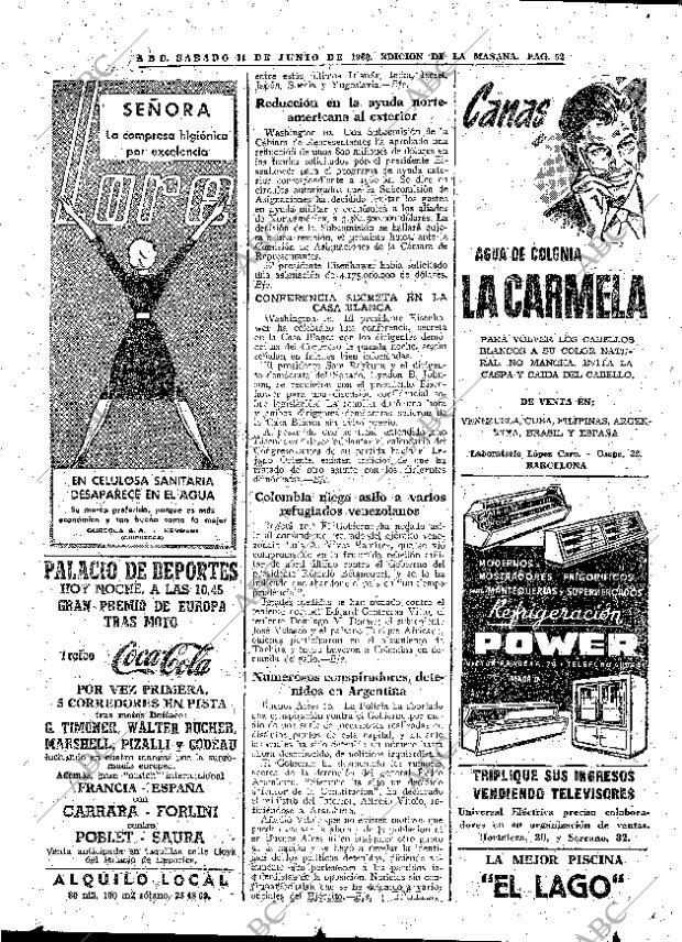 ABC MADRID 11-06-1960 página 52