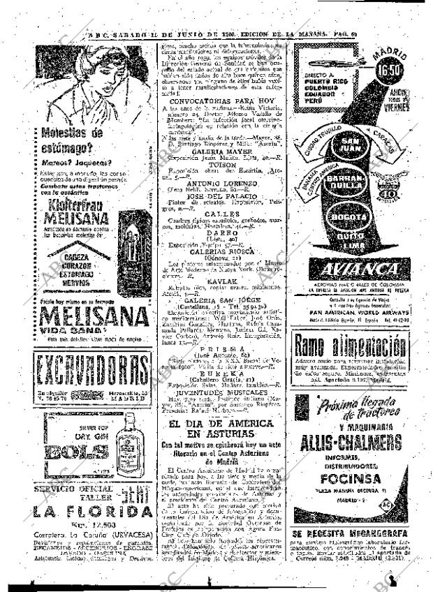 ABC MADRID 11-06-1960 página 68