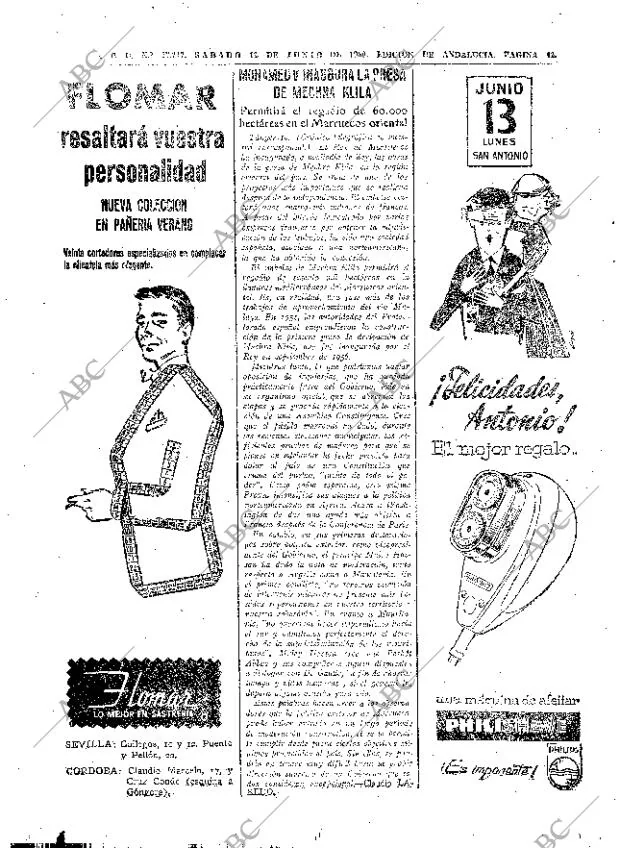 ABC SEVILLA 11-06-1960 página 42