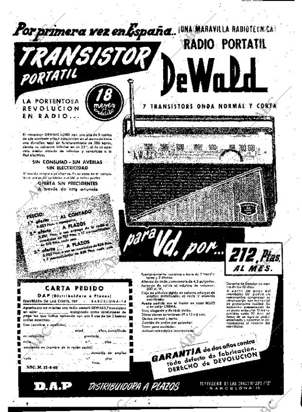 ABC MADRID 12-06-1960 página 20