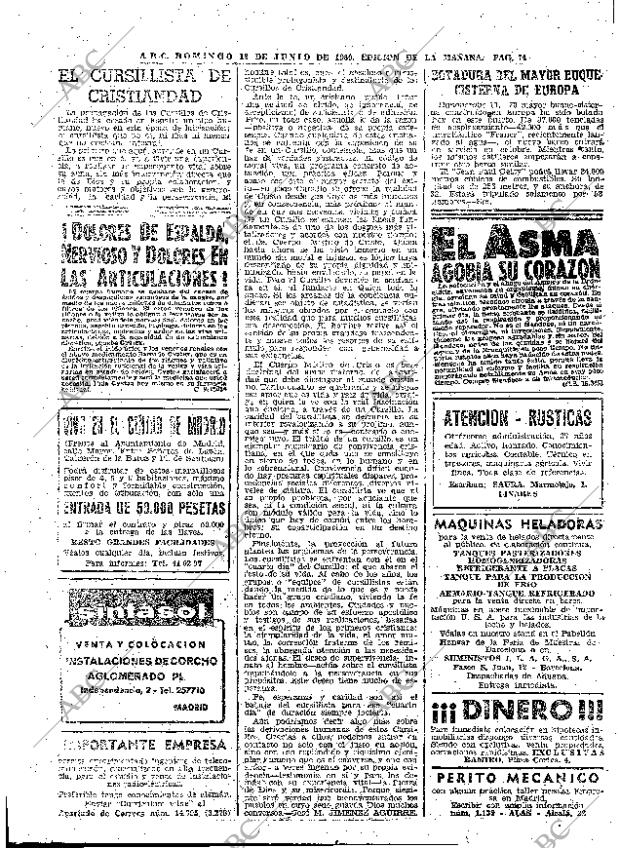 ABC MADRID 12-06-1960 página 74