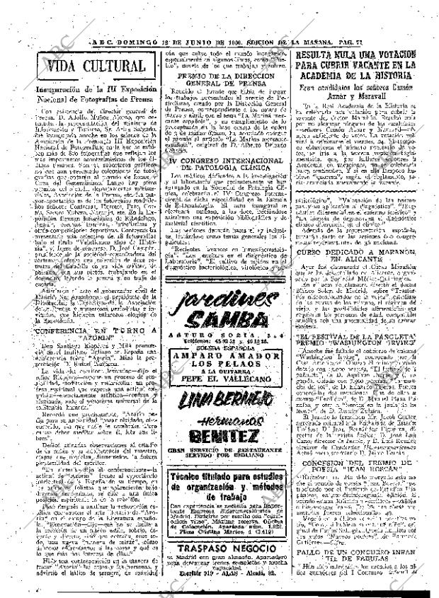 ABC MADRID 12-06-1960 página 77