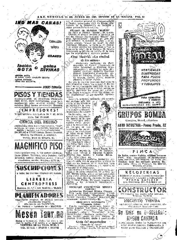 ABC MADRID 12-06-1960 página 96