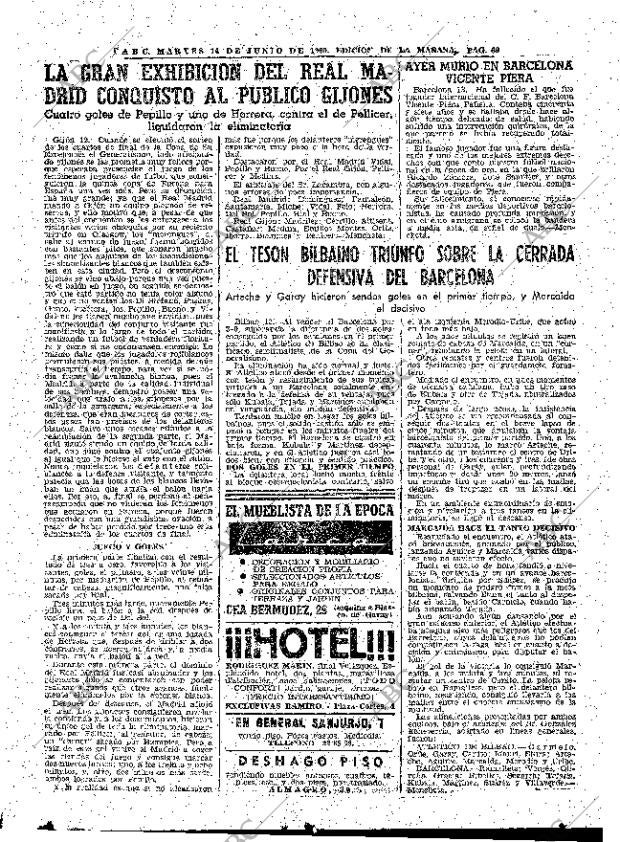 ABC MADRID 14-06-1960 página 69