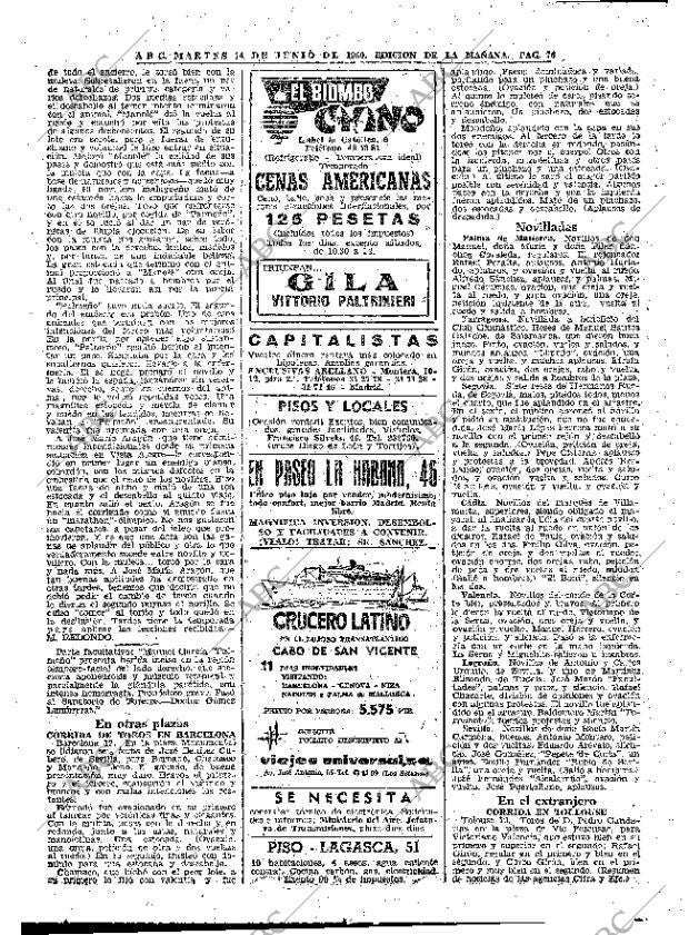 ABC MADRID 14-06-1960 página 76