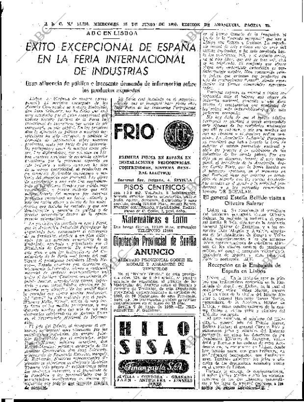 ABC SEVILLA 15-06-1960 página 29