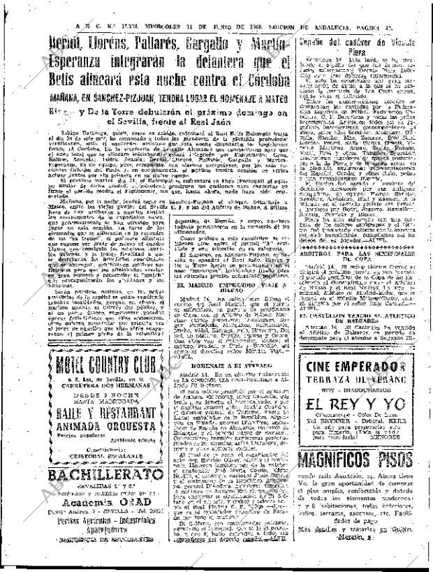 ABC SEVILLA 15-06-1960 página 37