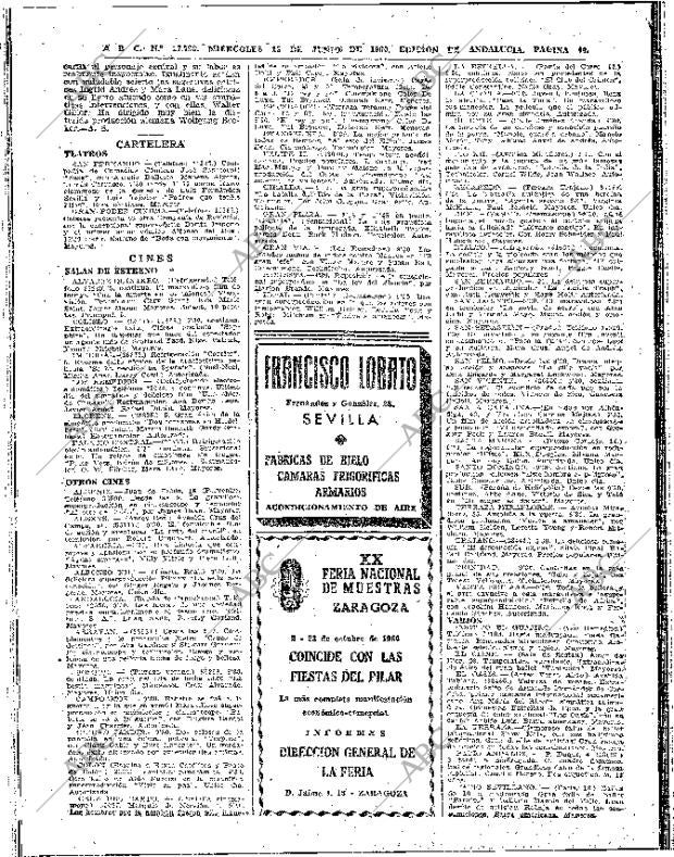 ABC SEVILLA 15-06-1960 página 40