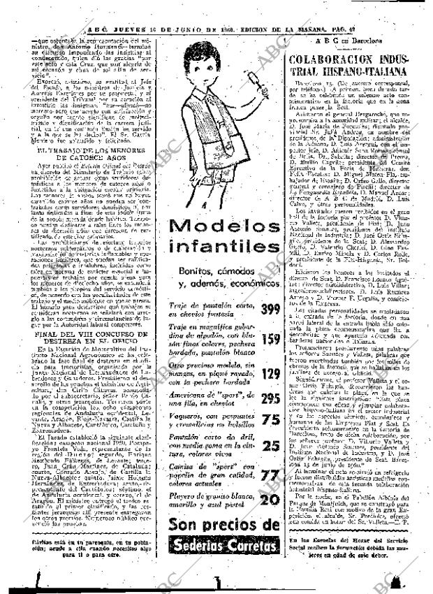 ABC MADRID 16-06-1960 página 42