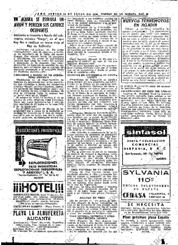 ABC MADRID 16-06-1960 página 48