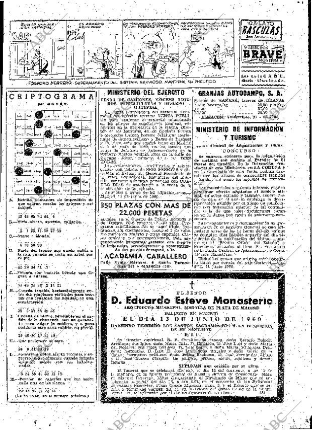 ABC MADRID 16-06-1960 página 71