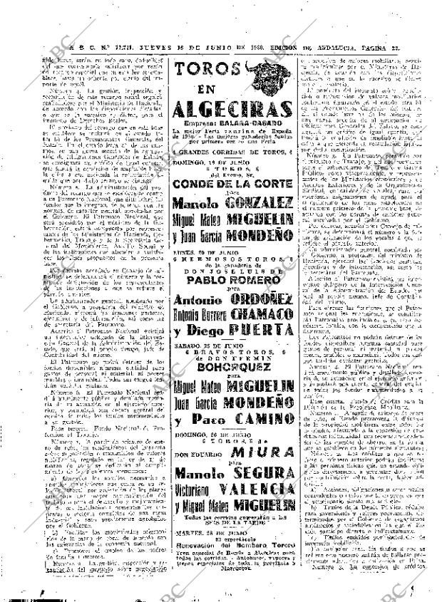 ABC SEVILLA 16-06-1960 página 22