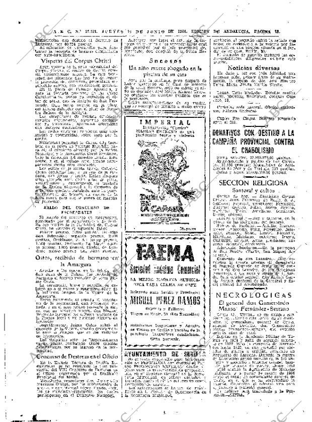 ABC SEVILLA 16-06-1960 página 28