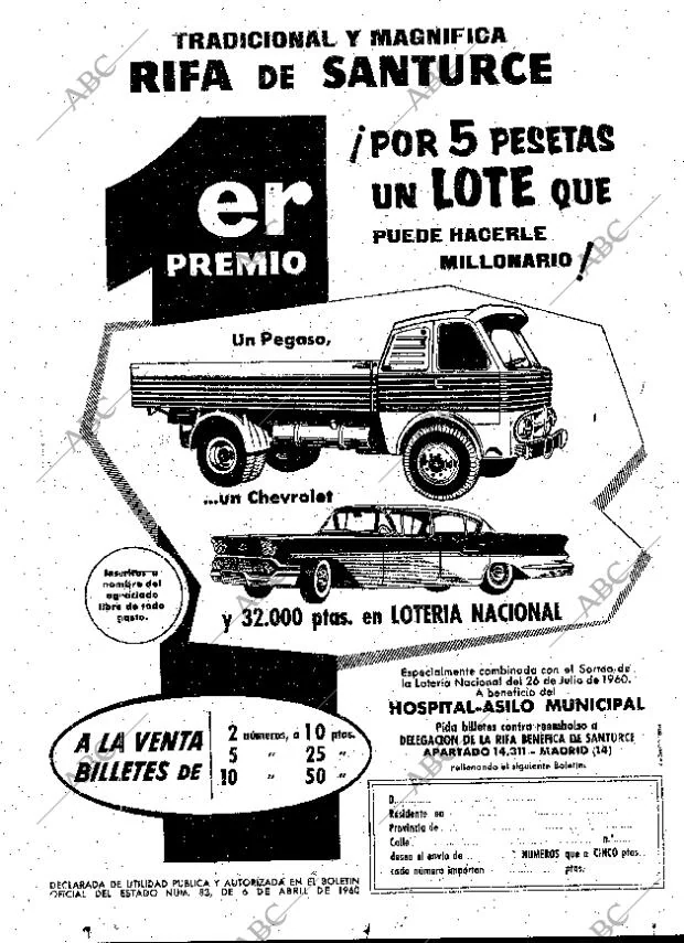 ABC MADRID 17-06-1960 página 43