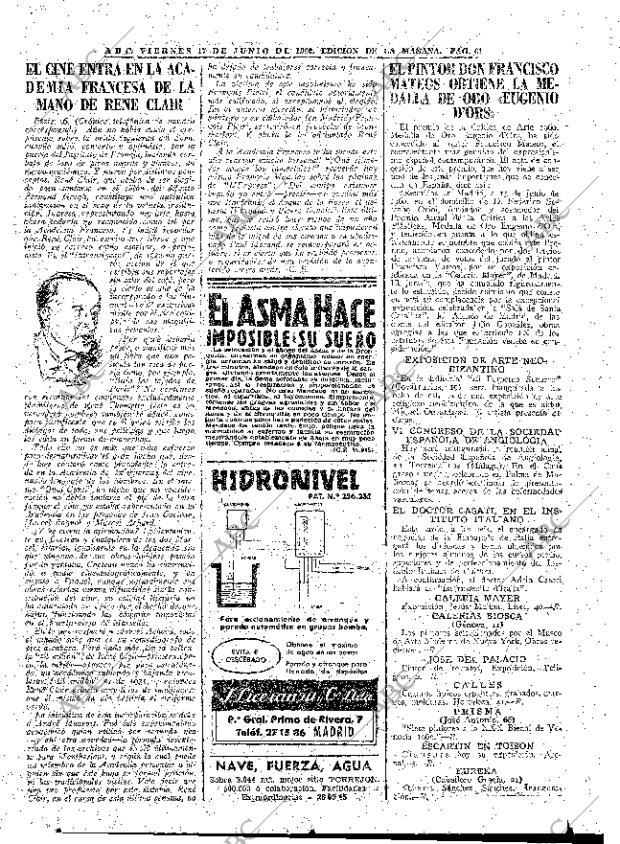 ABC MADRID 17-06-1960 página 59