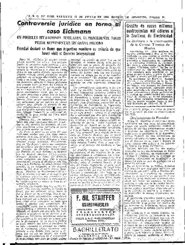 ABC SEVILLA 17-06-1960 página 21